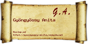 Gyöngyössy Anita névjegykártya